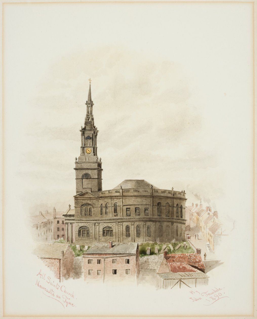 Chiesa di Tutti i Santi, Newcastle upon Tyne da John Teasdale