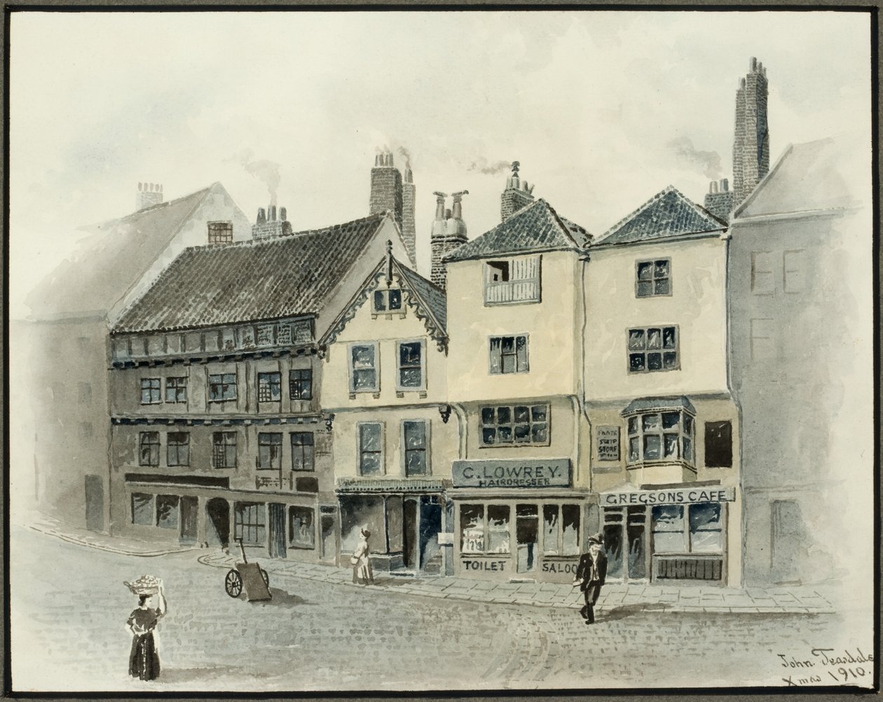 The Side, Newcastle upon Tyne, 1910 da John Teasdale