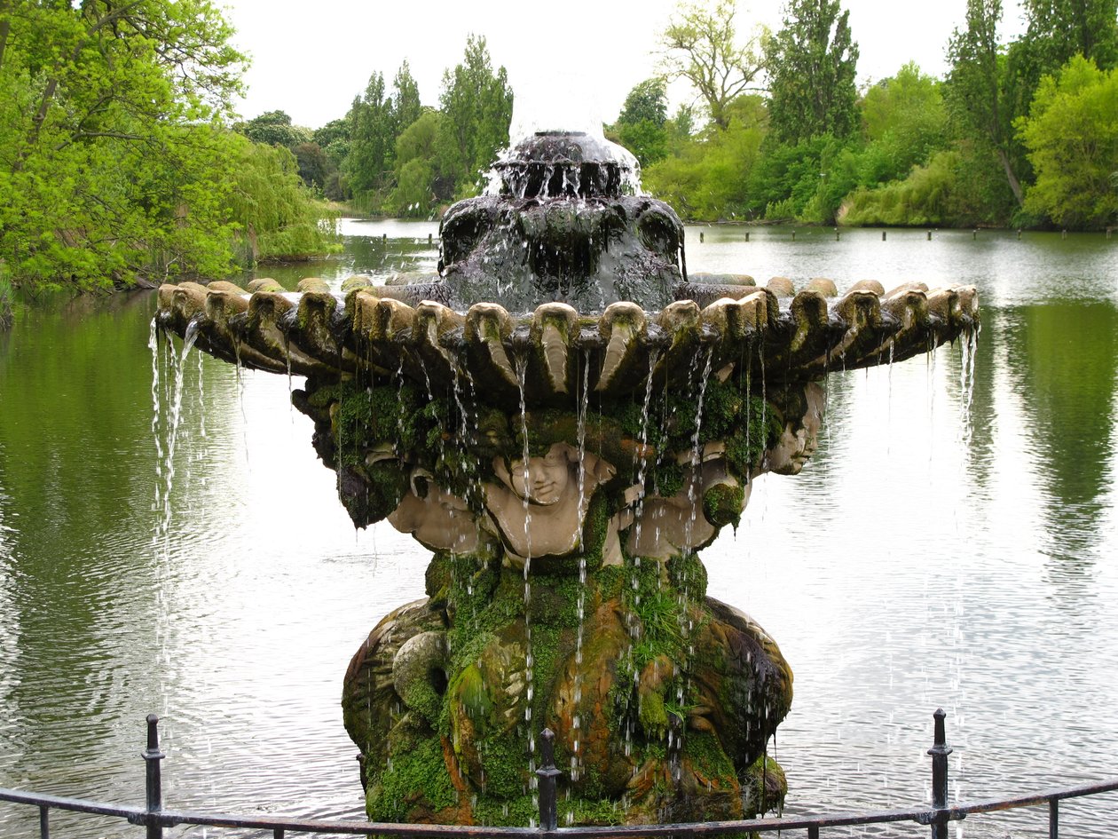 Fontana nel giardino italiano, 1861 da John Thomas