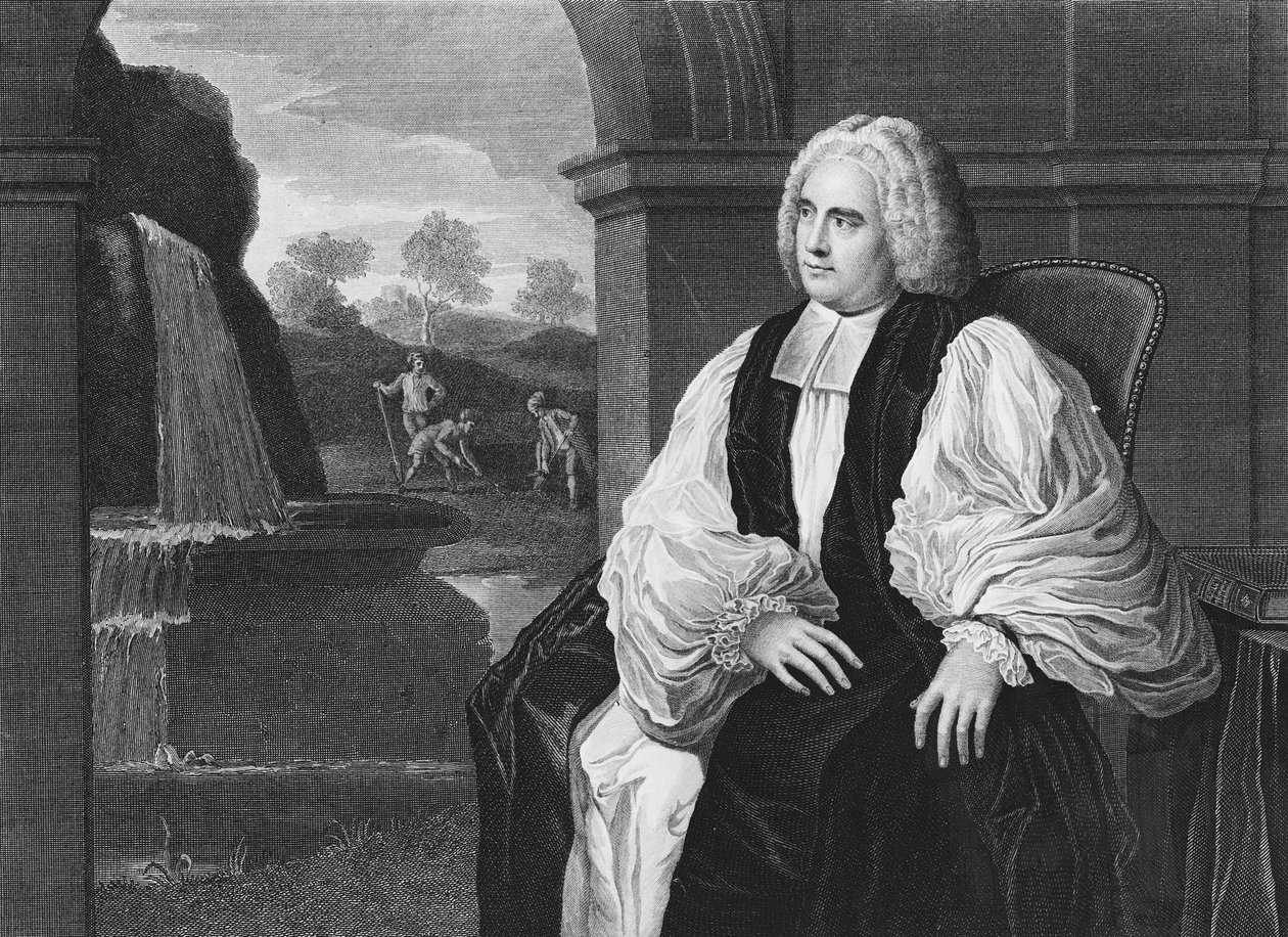 Il reverendo George Berkeley, defunto vescovo di Cloyne in Irlanda, inciso da William Skelton, 1800 da John Vanderbank