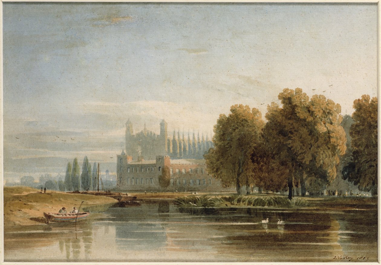 Veduta del Eton College da John Varley