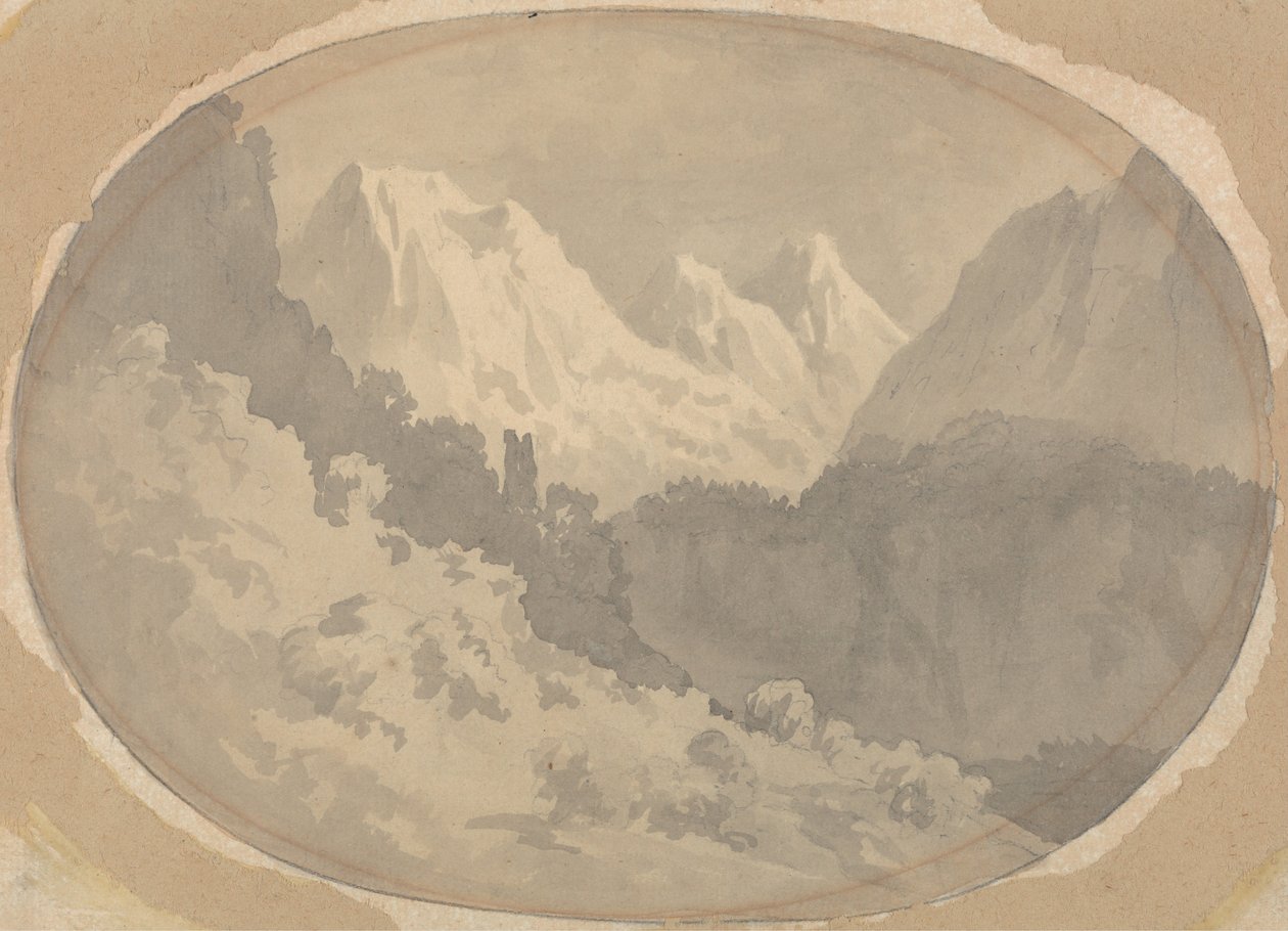 Scena alpina da John Warwick Smith