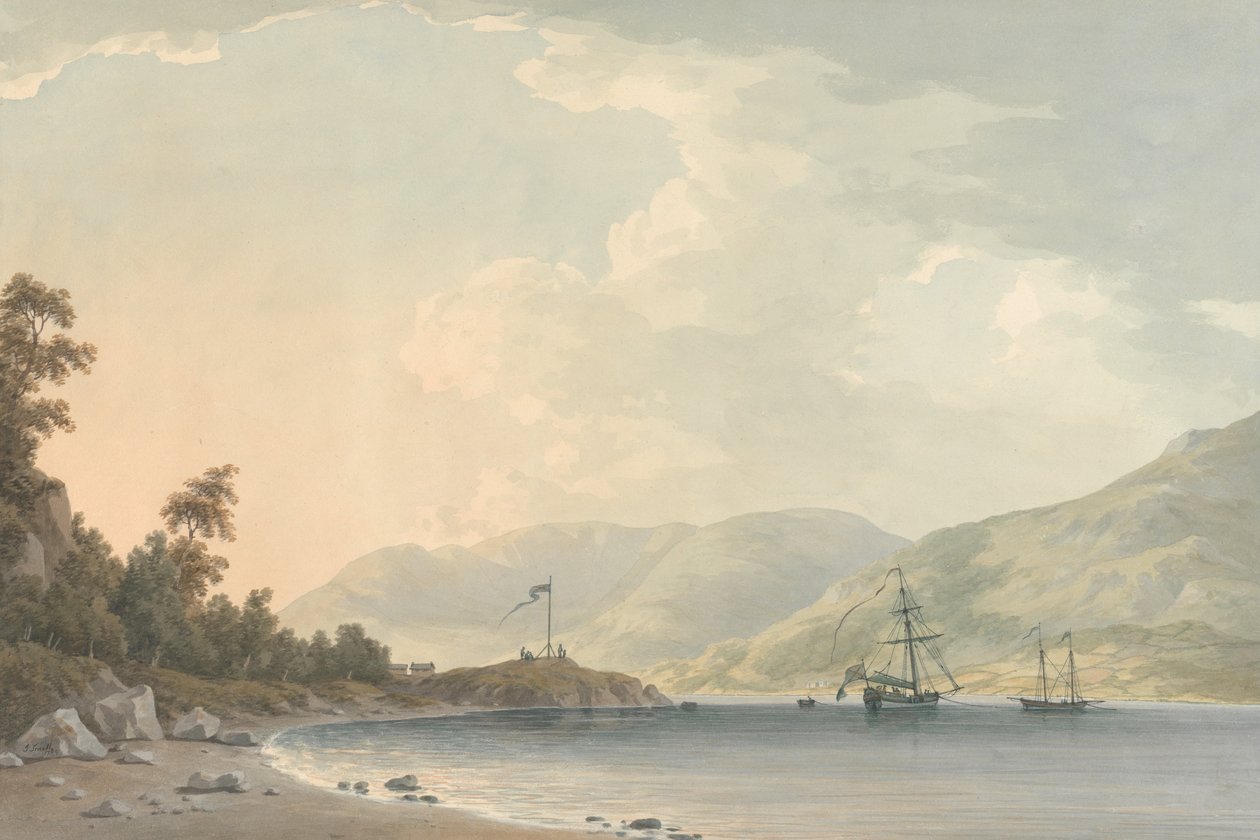 Approccio al parco di Belle Grange da John Warwick Smith
