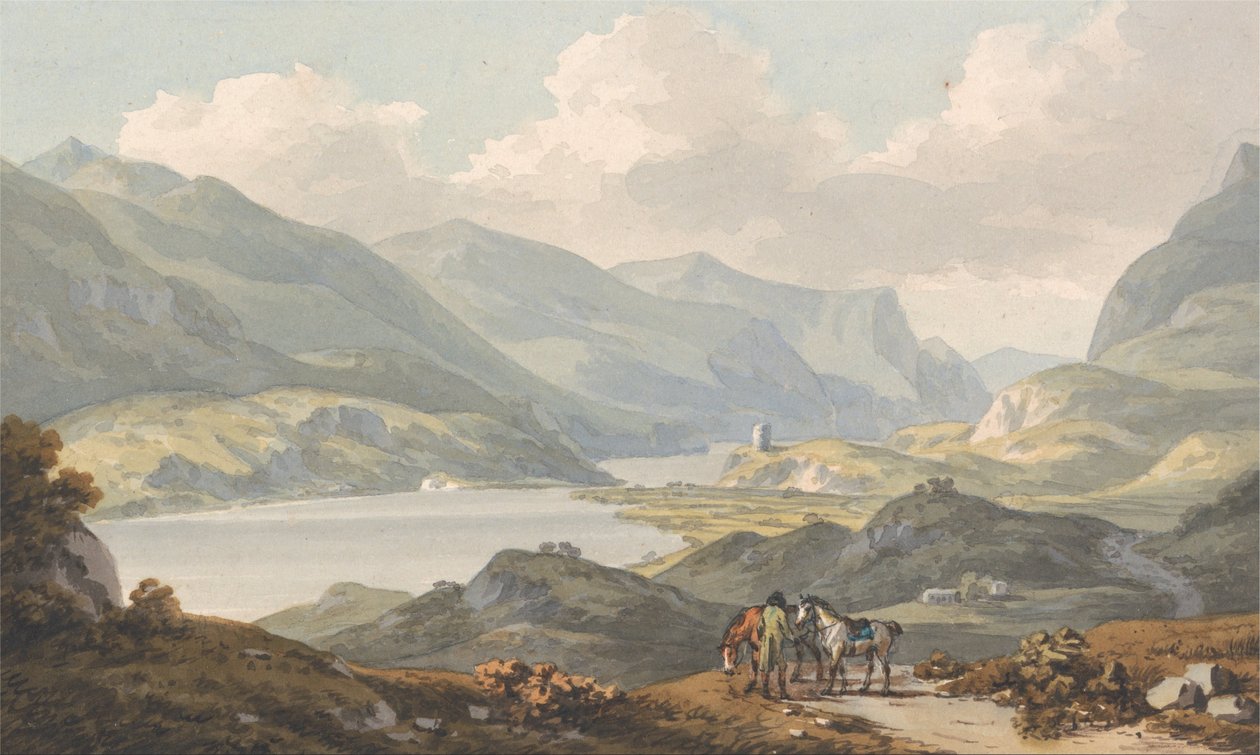 I laghi di Llanberis da John Warwick Smith