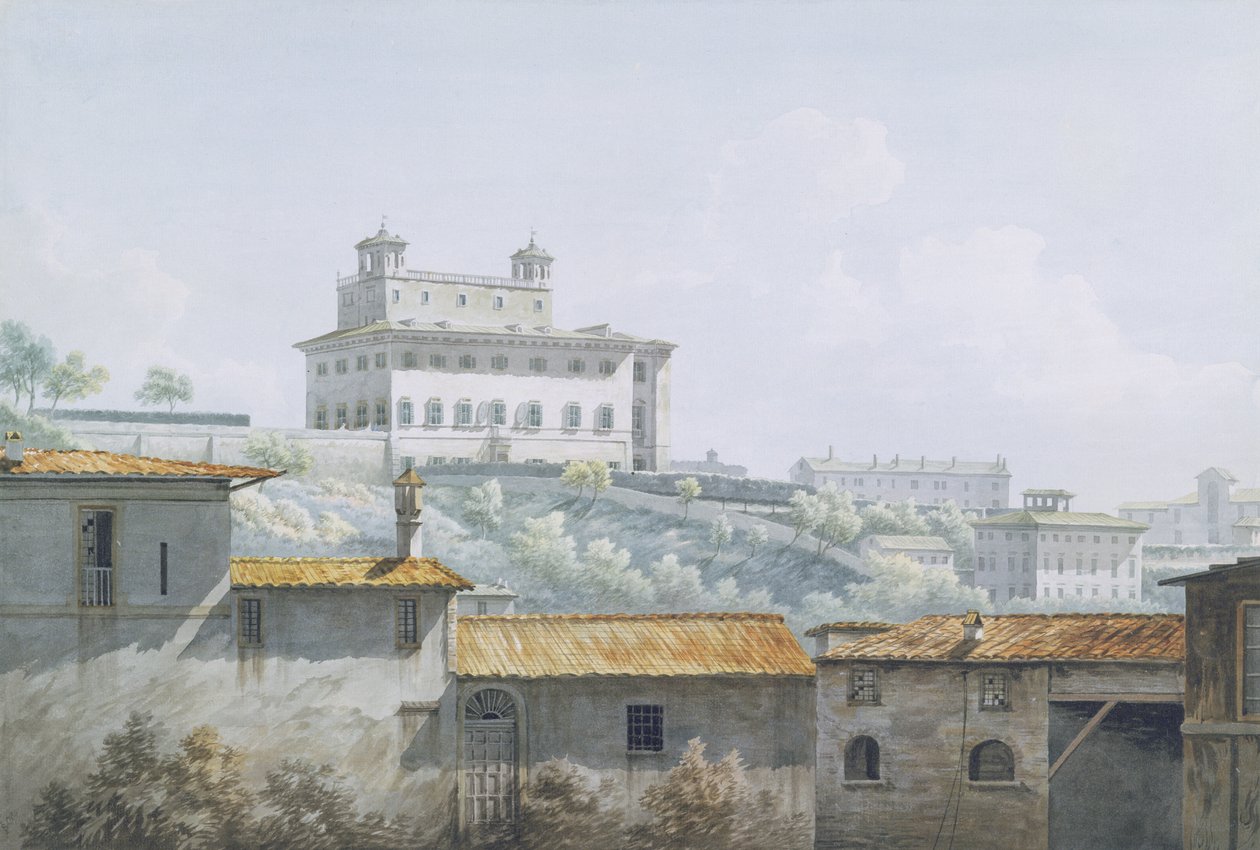 La Villa Medici, Roma, 1784 da John Warwick Smith
