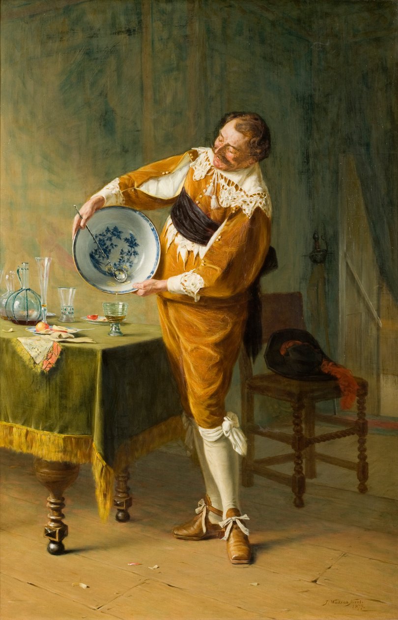 Il fondo della ciotola del punch, 1879 da John Watson Nicol