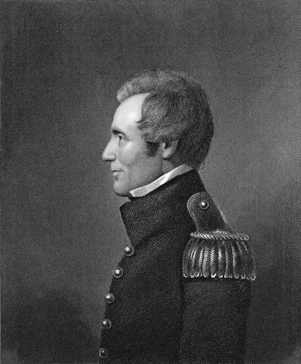 Maggior Generale Edmund Pendleton Gaines inciso da James Barton Longacre da John Wesley Jarvis