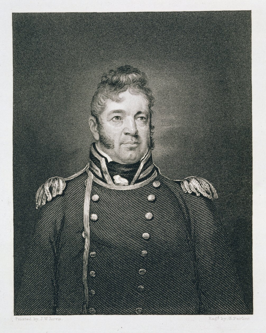 William Bainbridge (1774-1833) inciso da George Parker (fl.1834-d.1868) da John Wesley Jarvis