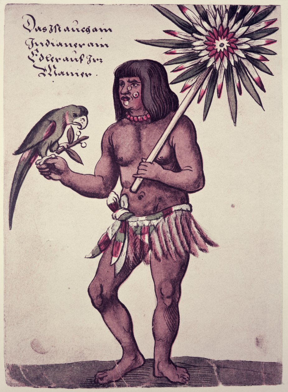 Indiano amazzonico, inciso da Theodore de Bry da John White