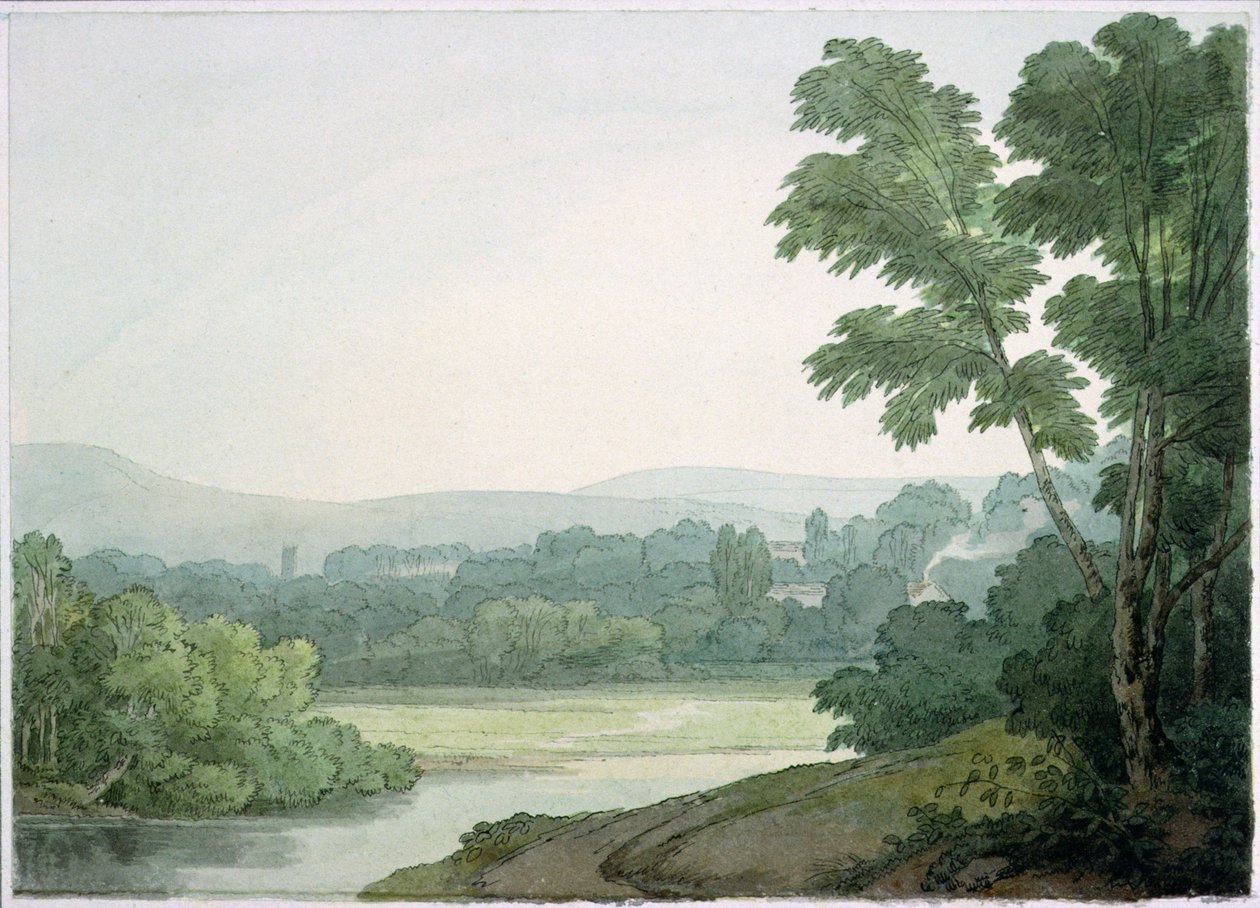 Vicino a Washfield, Devon da John White Abbott