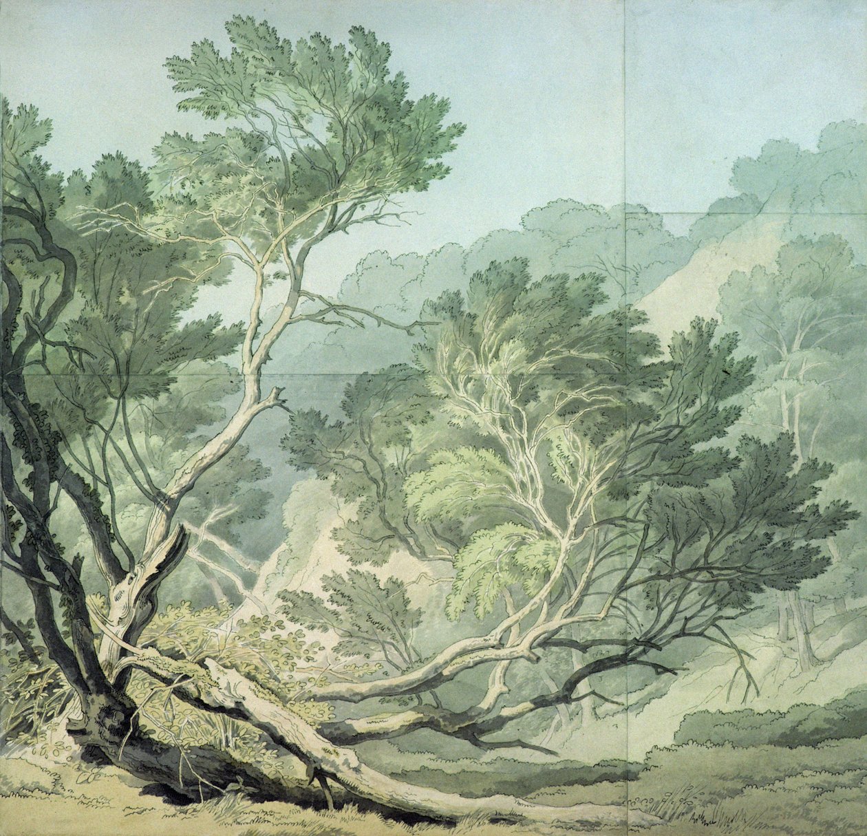 Vista vicino a Fordlands, Exeter da John White Abbott