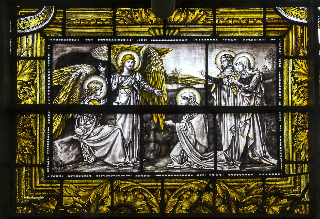 Oxford, Trinity College, Le Tre Marie al Sepolcro, 1885 da John William Brown