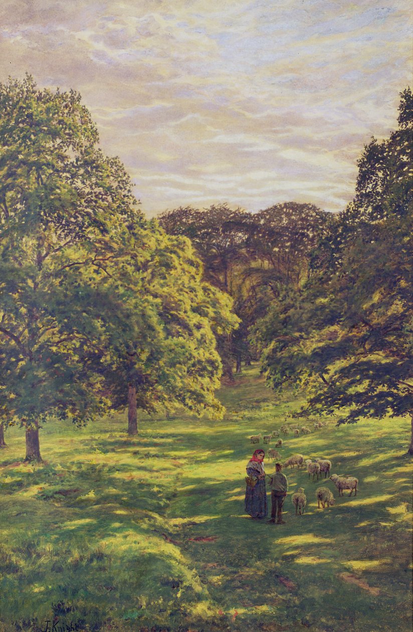 Scena di prato da John William Buxton Knight