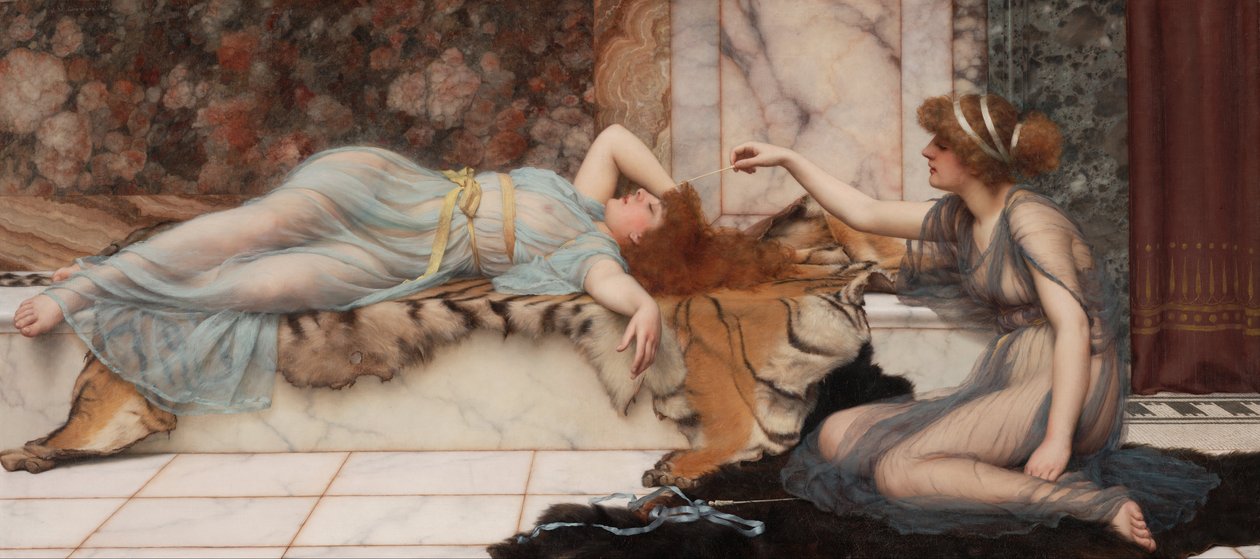 Malizia e riposo da John William Godward