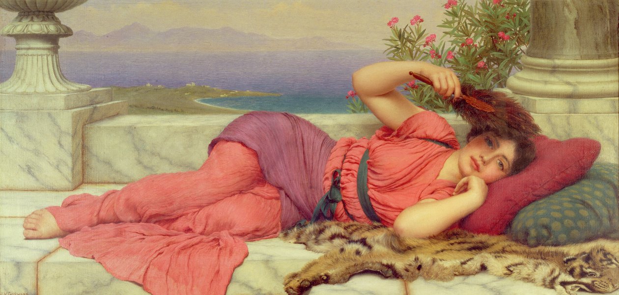 Riposo di mezzogiorno, 1910 da John William Godward