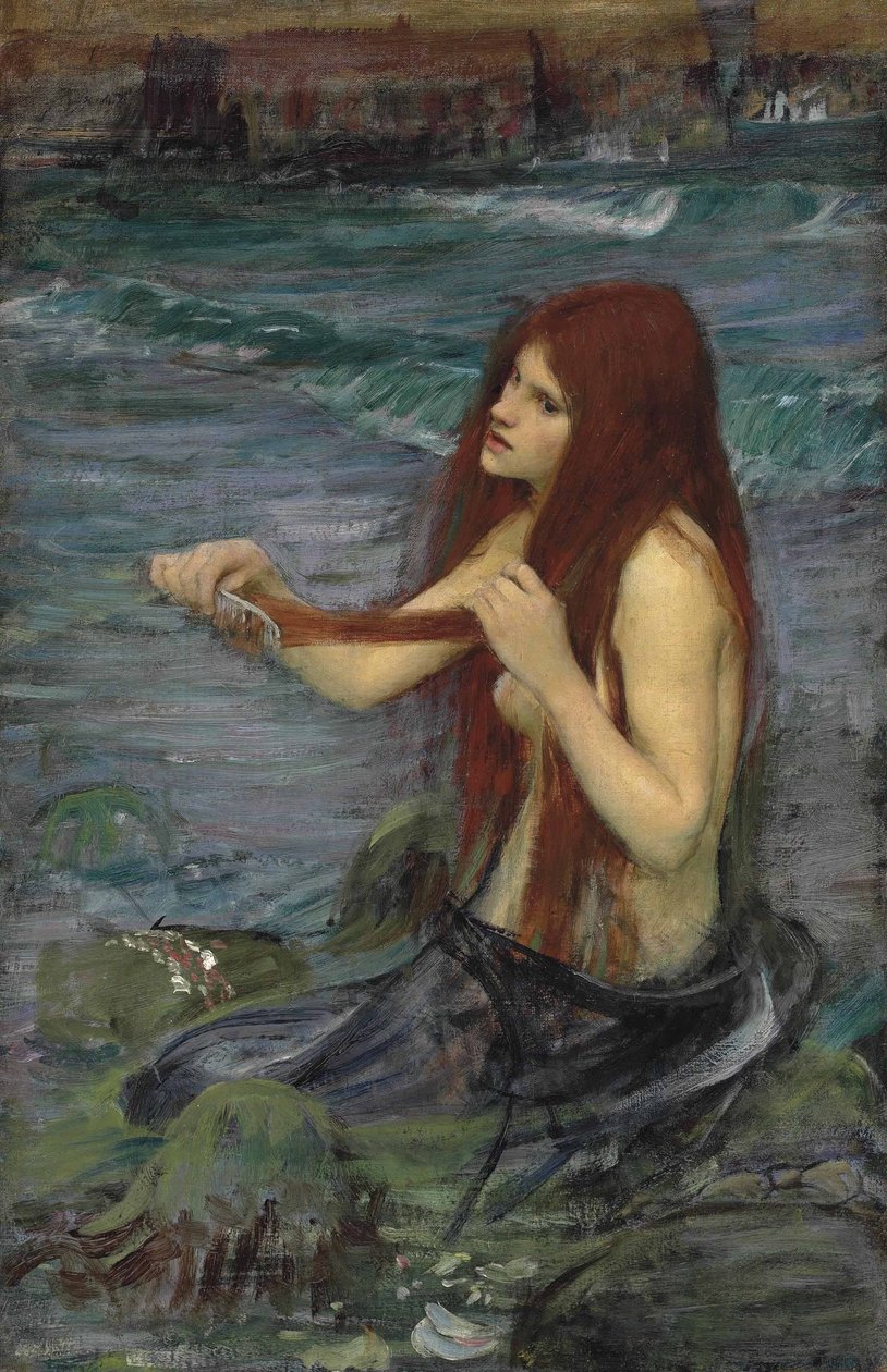 Una sirena da John William Waterhouse