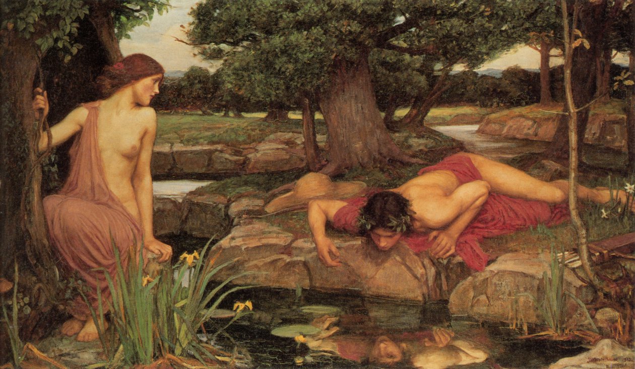 Eco e Narciso da John William Waterhouse
