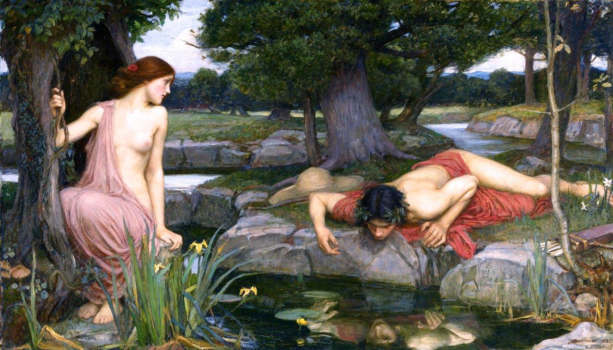Eco e Narciso di John William Waterhouse da John William Waterhouse