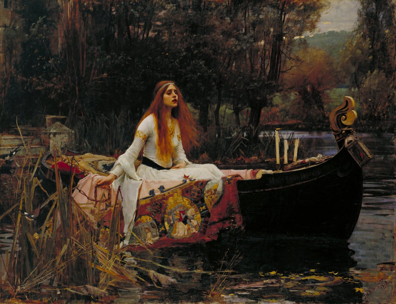 La dama di Shalott da John William Waterhouse