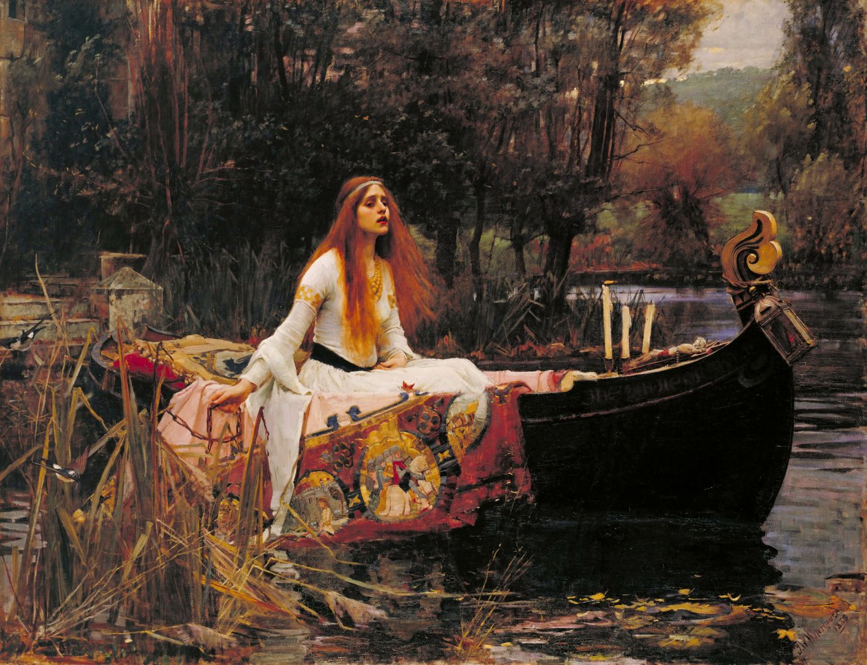 La Dama di Shalott da John William Waterhouse