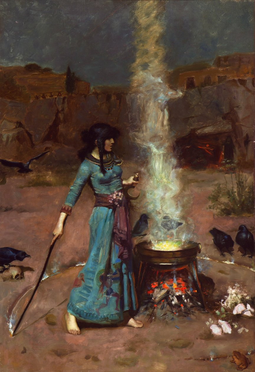 Il cerchio magico da John William Waterhouse