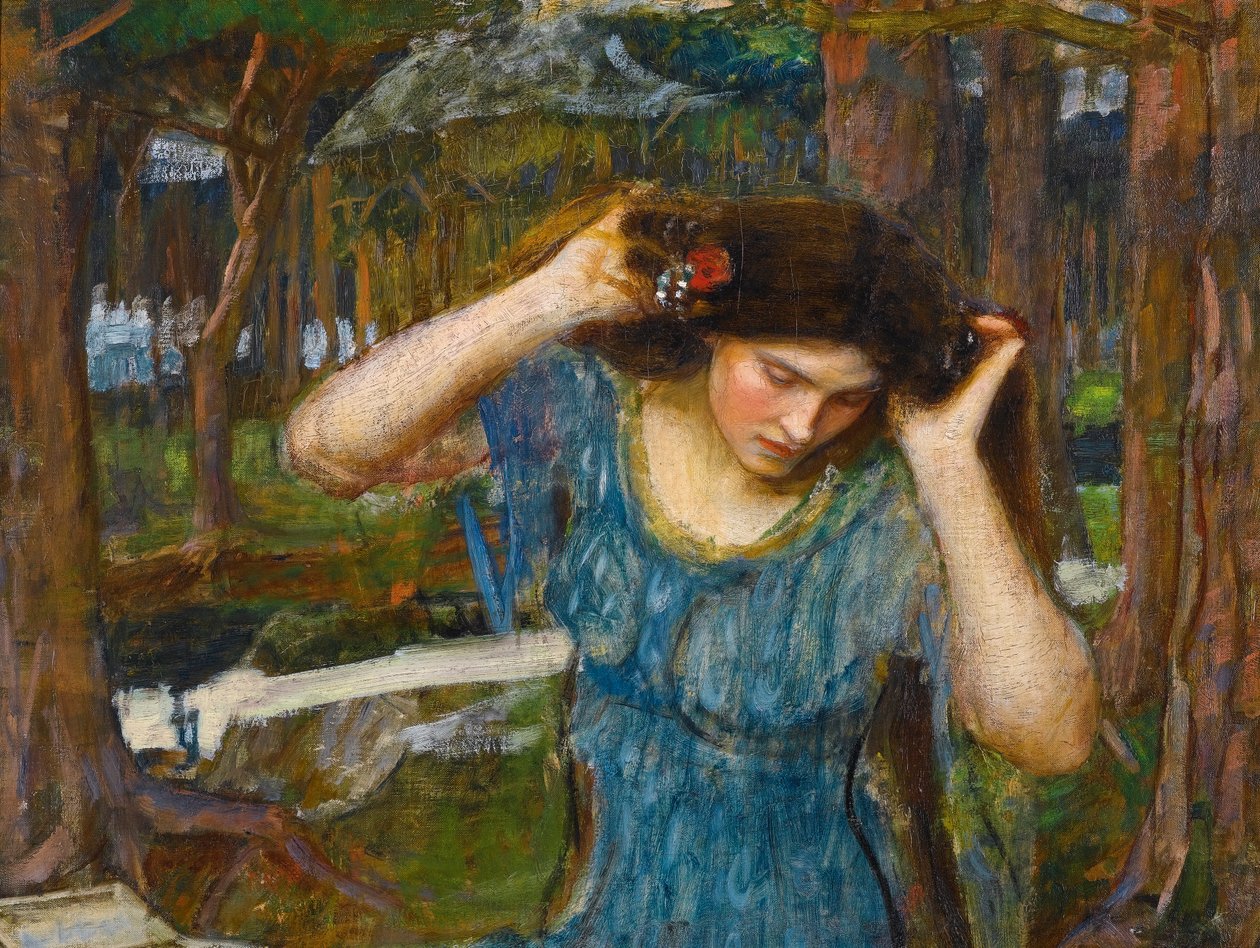 Vana Lamorna, uno studio per Lamia da John William Waterhouse