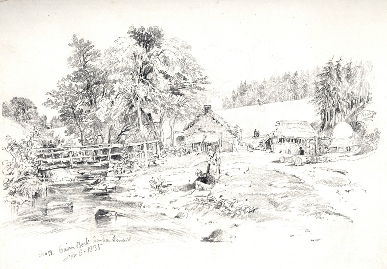 Argine di Cairn Beck, 1835 da John Wilson Carmichael