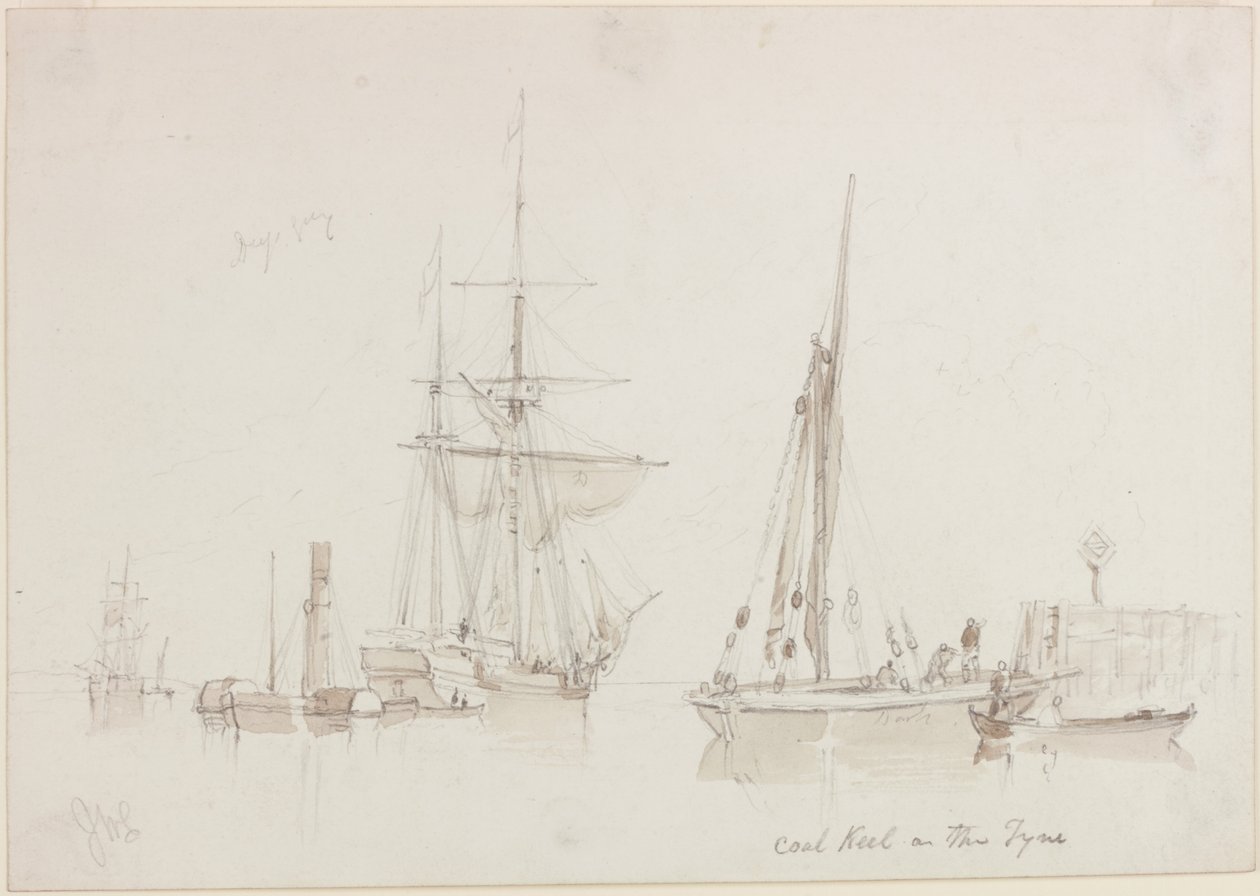 Chiatta di carbone sul Tyne da John Wilson Carmichael
