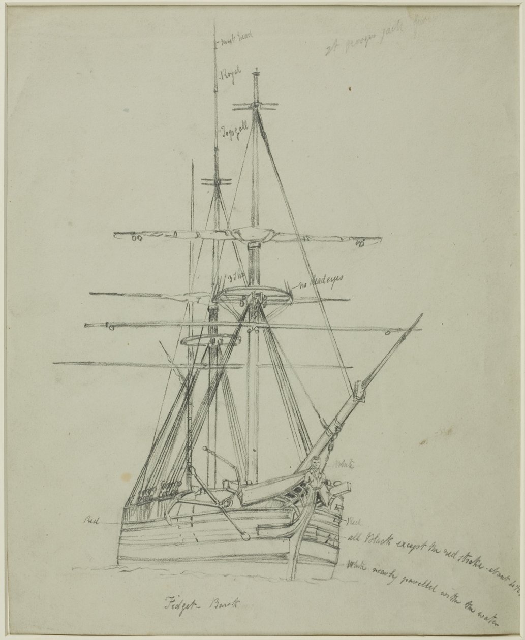 Fidget - Barque da John Wilson Carmichael