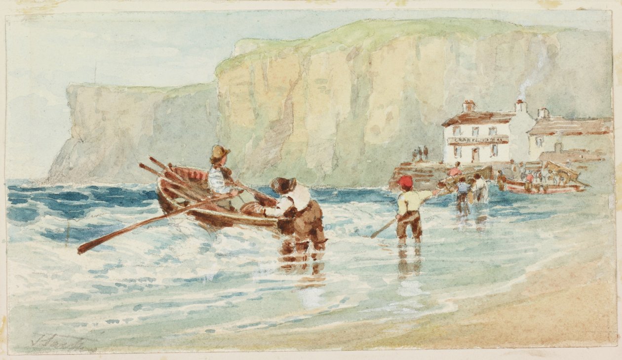 Staithes da John Wilson Carmichael