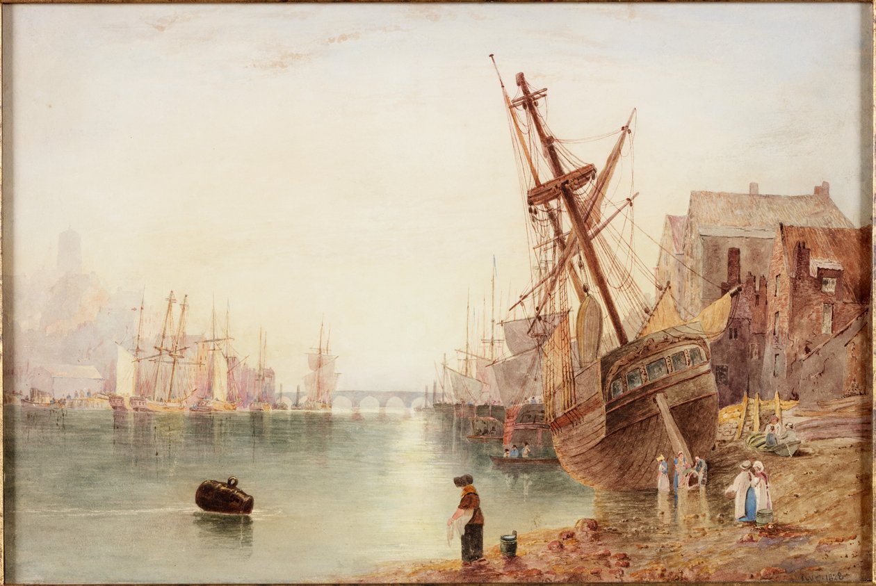 Il Tyne, 1828 da John Wilson Carmichael