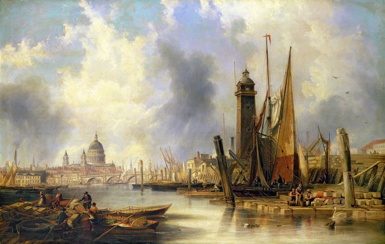 Veduta di Londra con St. Paul