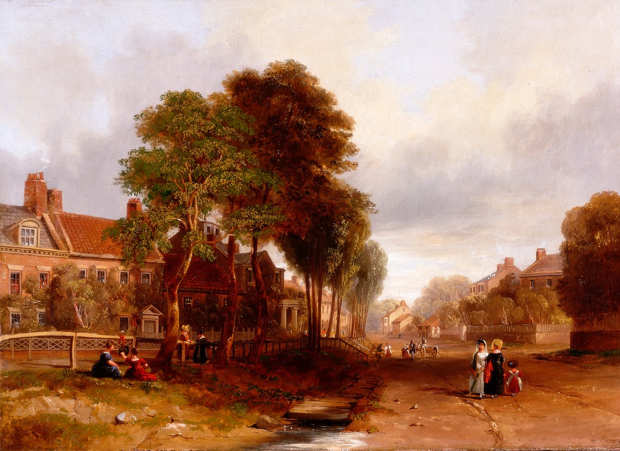 Villaggio di Westoe, 1835 da John Wilson Carmichael