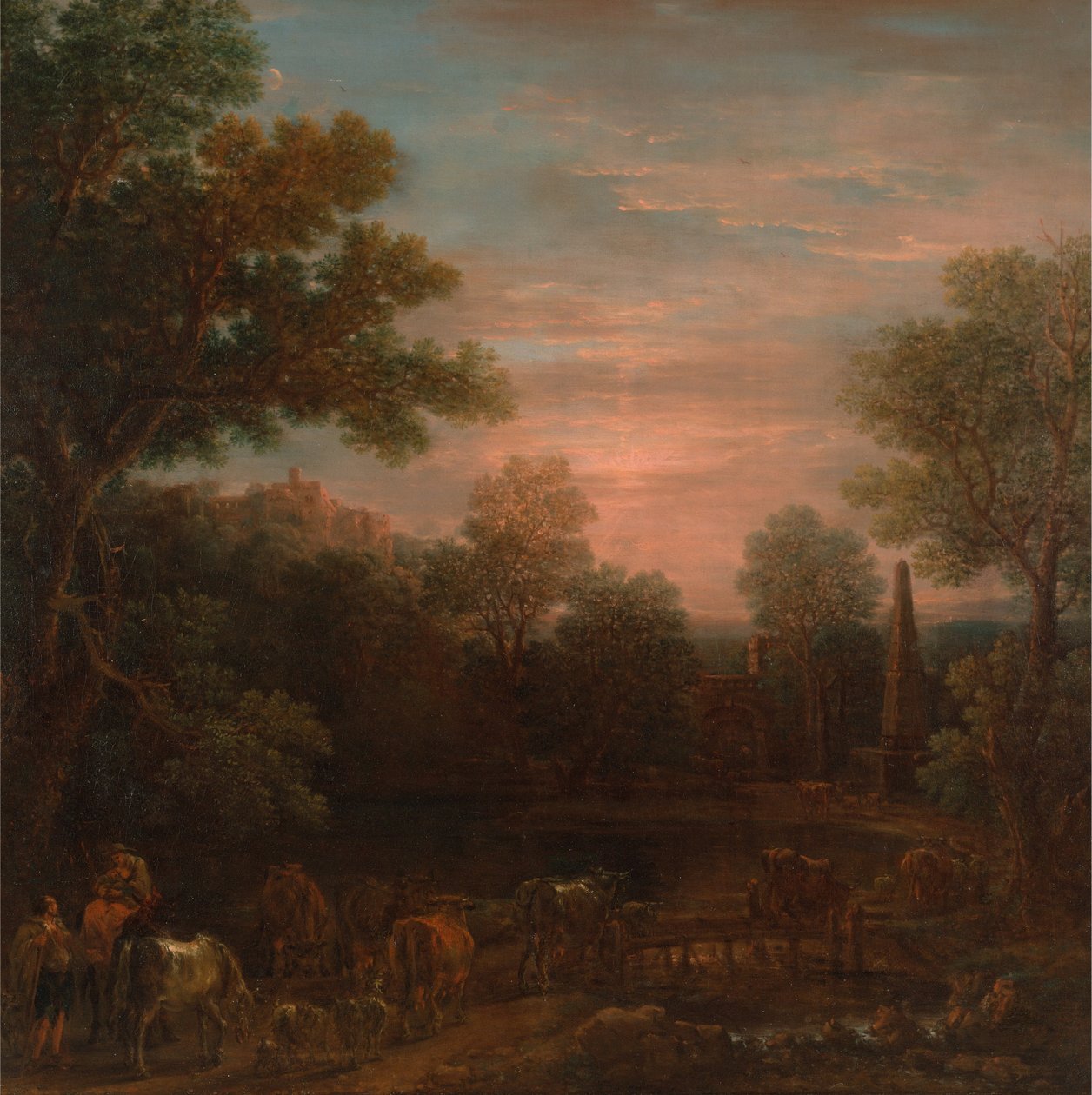 Paesaggio classico - Sera da John Wootton