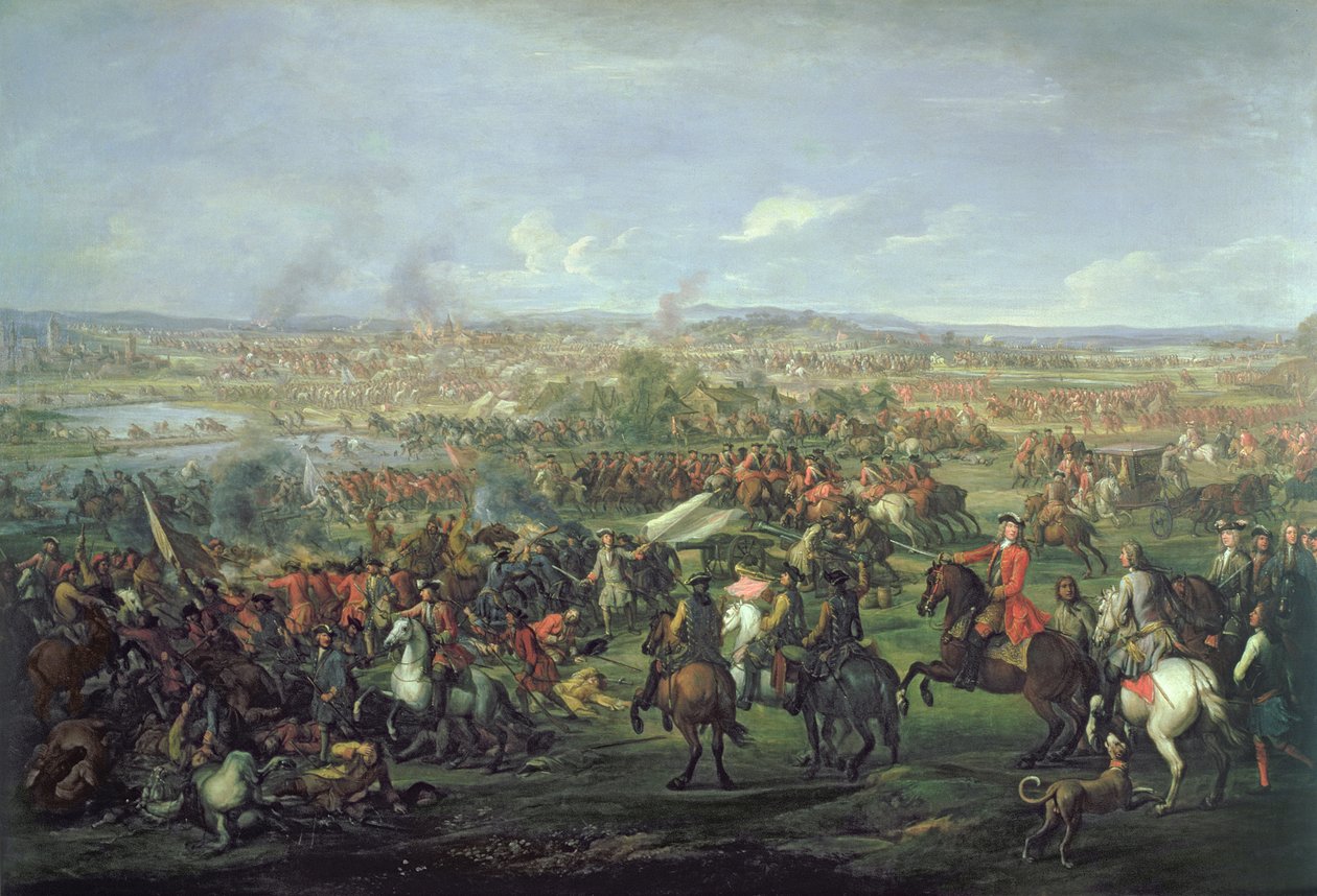 La Battaglia di Blenheim del 13 agosto 1704, c.1743 da John Wootton