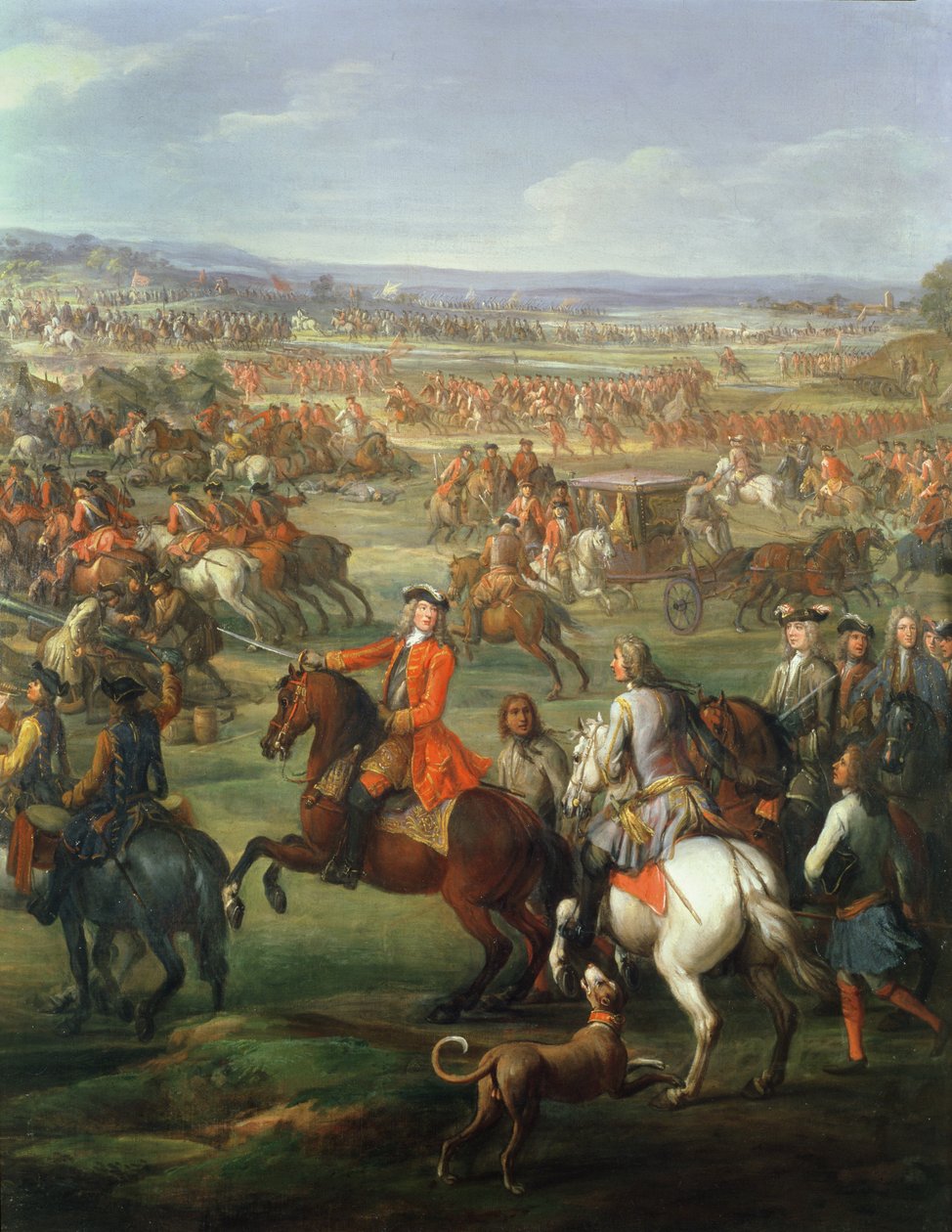 La battaglia di Blenheim del 13 agosto 1704 (dettaglio) da John Wootton