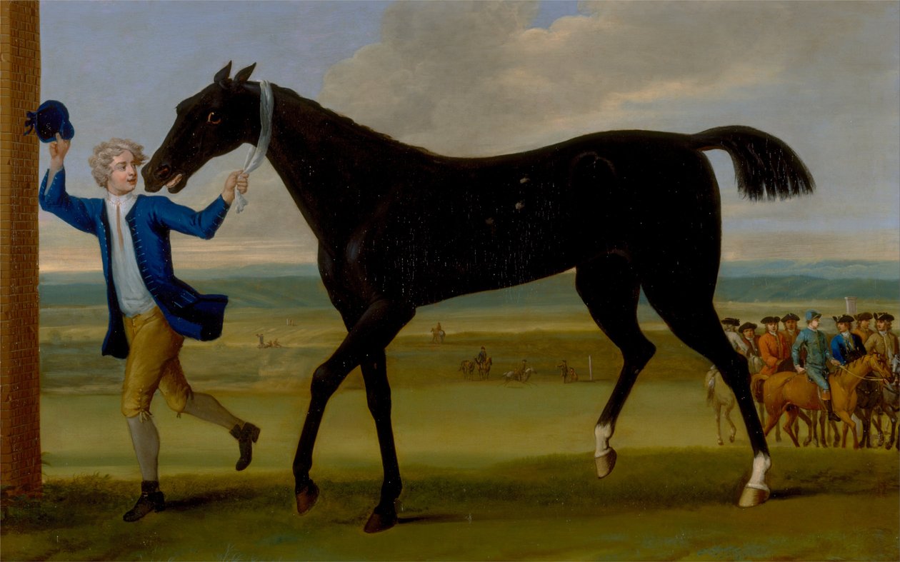 Il Bonny Black del Duca di Rutland da John Wootton