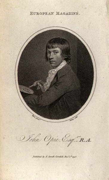 Ritratto di John Opie (1761-1807), inciso da Ridley da John (after) Opie