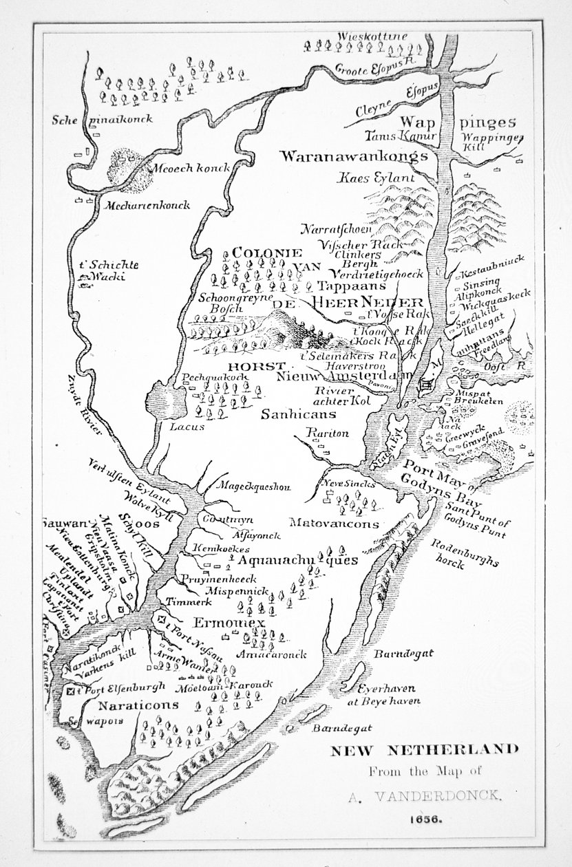 America coloniale: la colonia olandese di New Netherland da John (after) Vanderbank