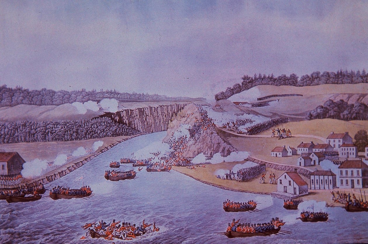 Battaglia di Queenston Heights da Walter Charles Mills