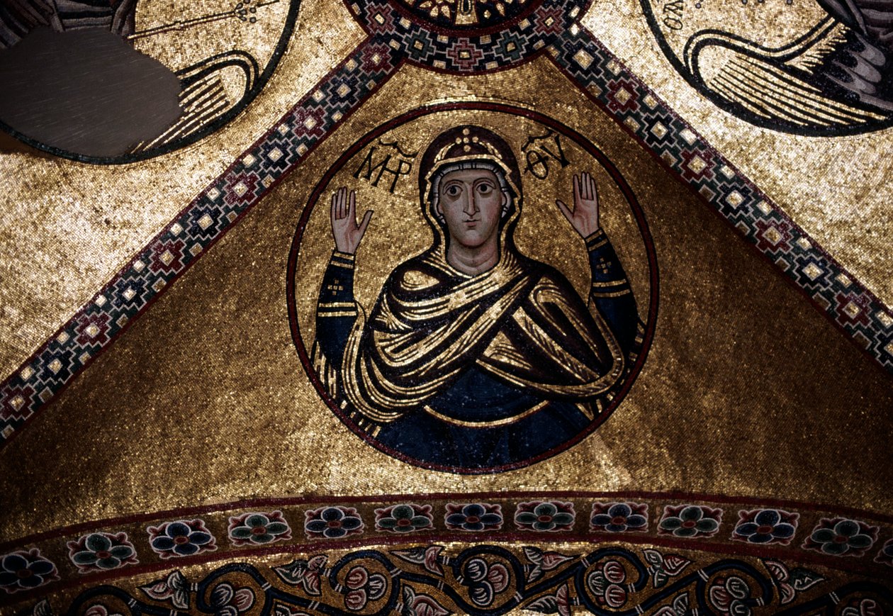 Mosaico del Katholikon, monastero di Hosios Loukas da Walter Charles Mills