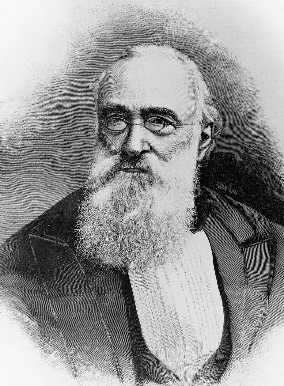 Ritratto di Agostino Depretis (1813-1887), statista italiano e Primo Ministro del Regno d