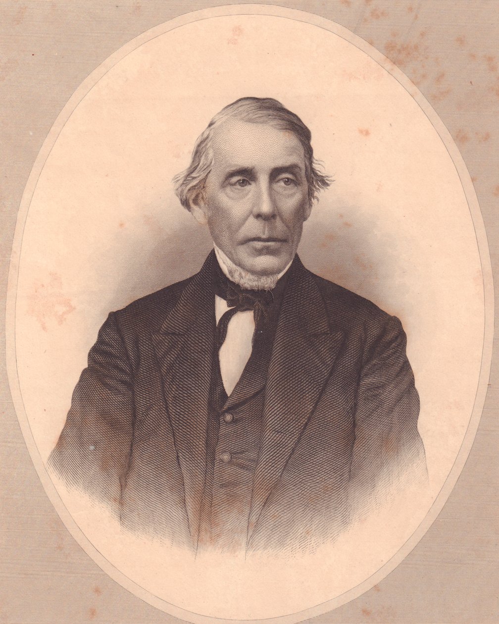 Ritratto del clero metodista americano John Price Durbin (1800-1876) da Walter Charles Mills