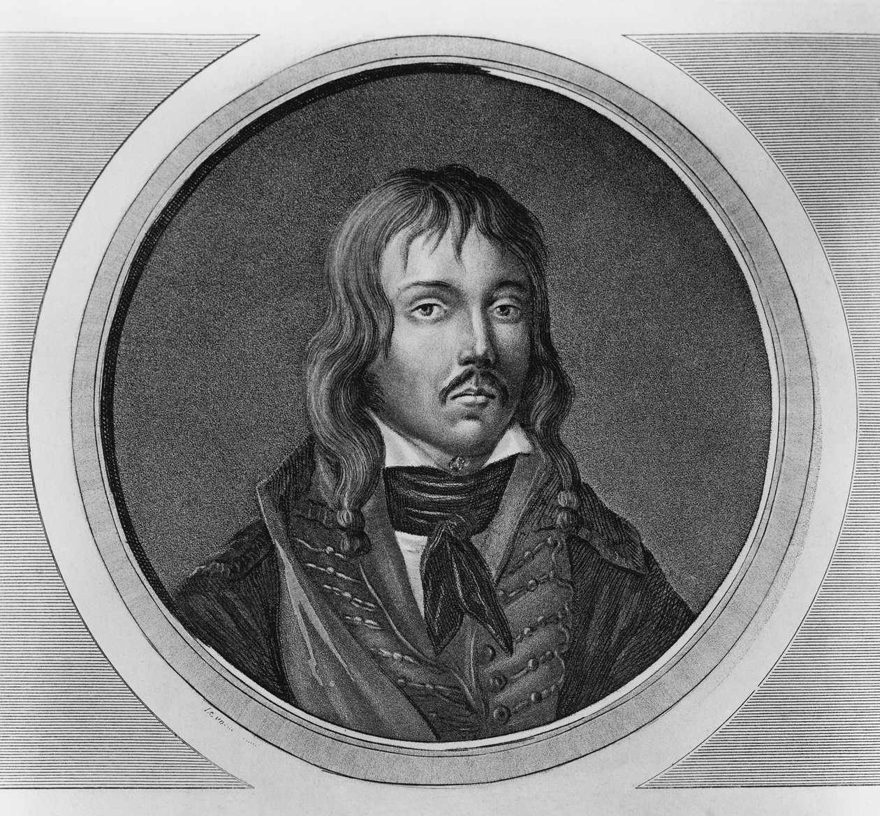 Ritratto di Francois Severin Marceau-Desgraviers (1769-1796), generale francese delle Guerre Rivoluzionarie da Walter Charles Mills