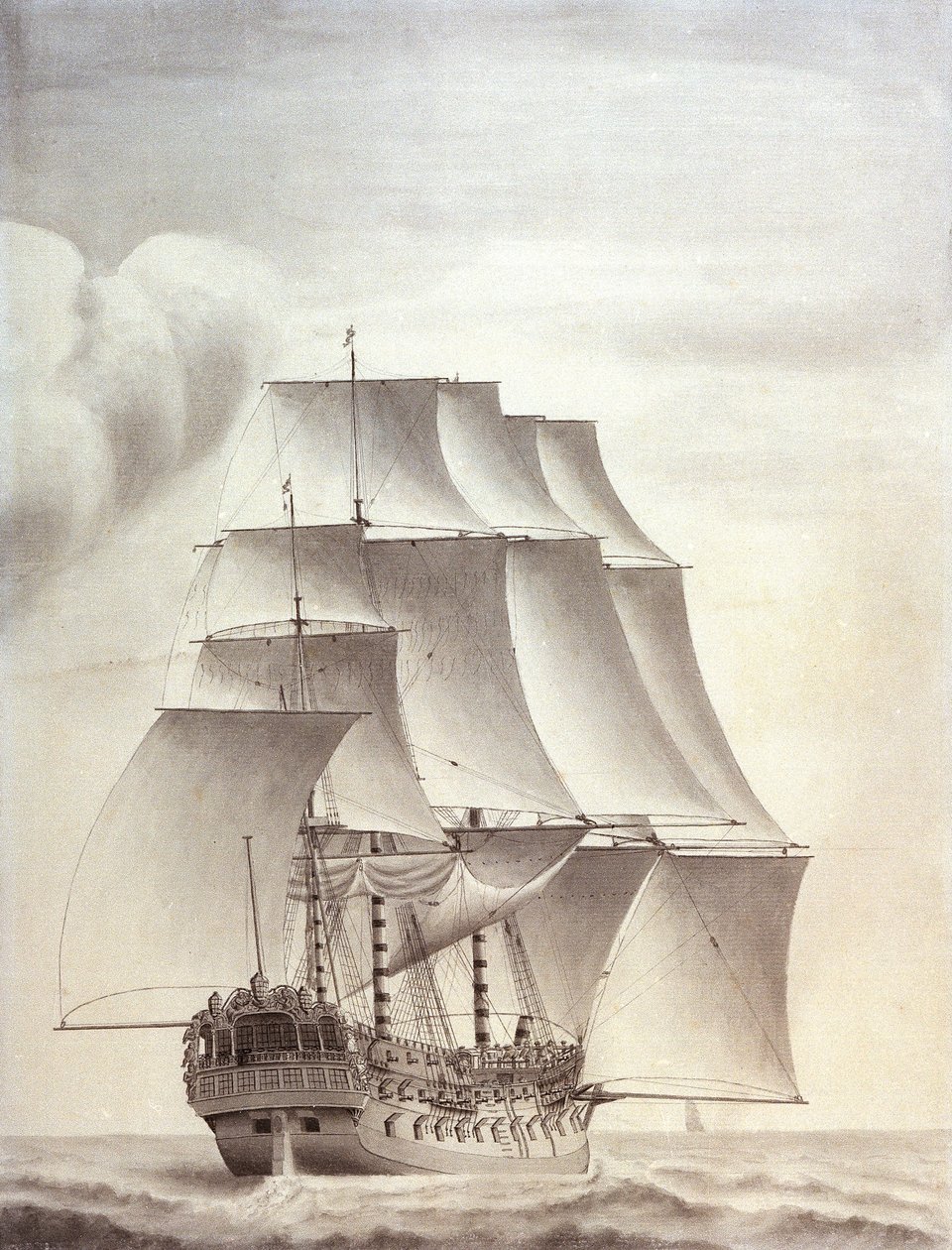 Ritratto della nave inglese 