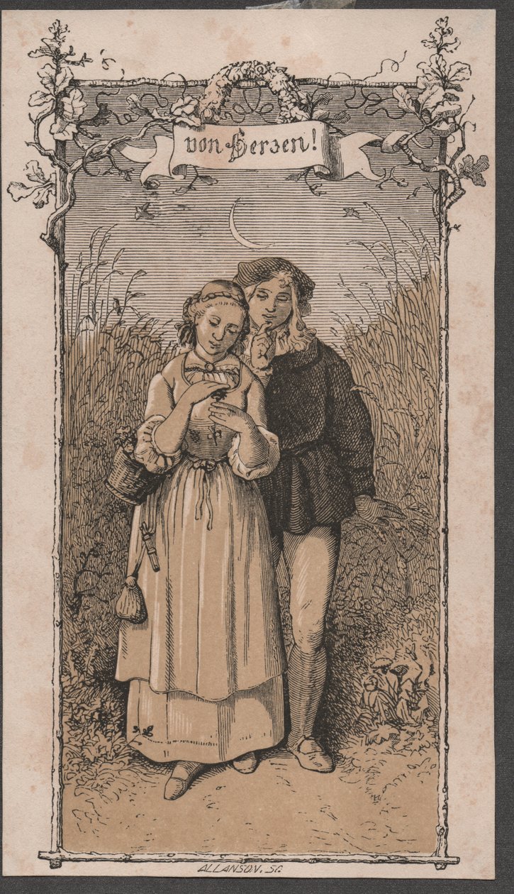 Dal cuore, ca. 1850 da John Allanson
