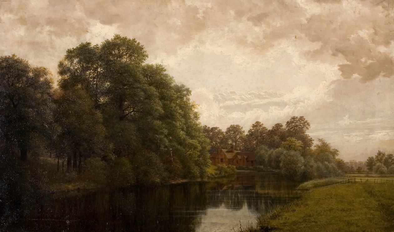 Una scena tranquilla del Warwickshire, 1883 da John Anderson