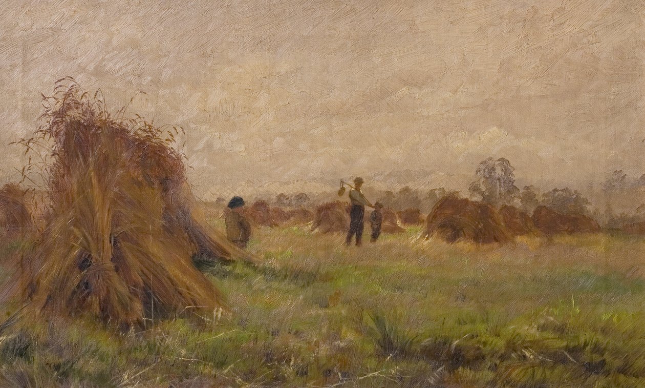 Scena di raccolto, 1885-99 da John Anderson