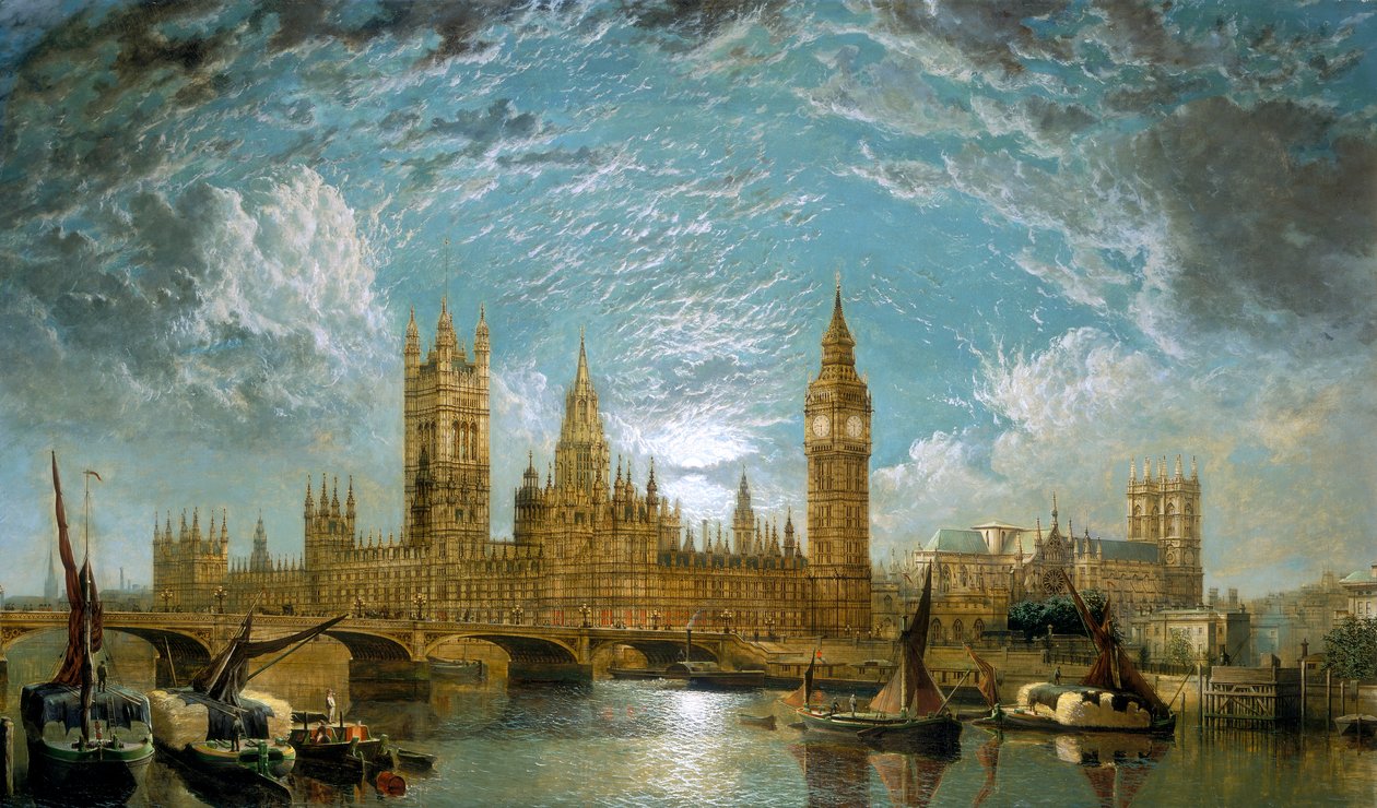 Ponte di Westminster, le case del Parlamento e l