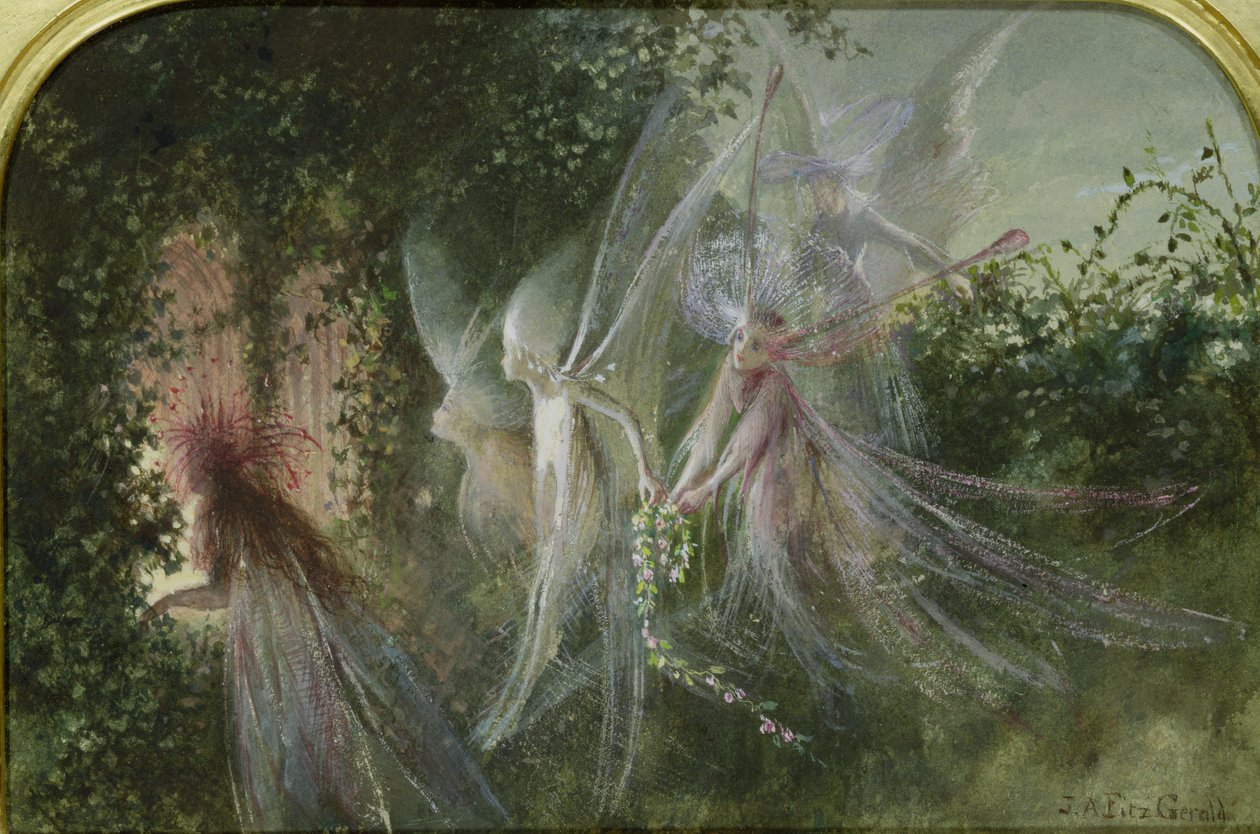 Fate alla finestra, c.1864 da John Anster Fitzgerald